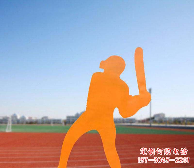 信阳不锈钢棒球雕塑精美的艺术品