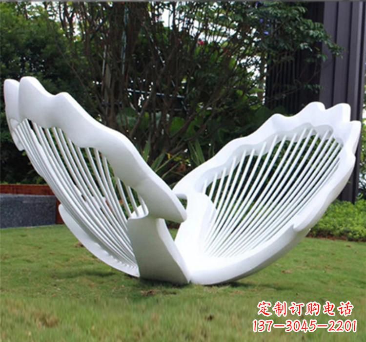信阳不锈钢贝壳雕塑艺术精品