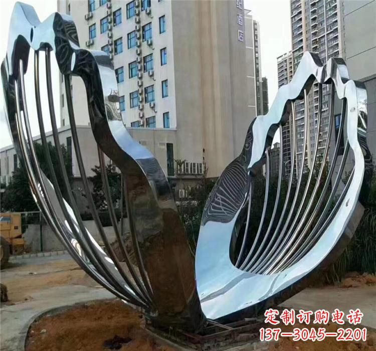 信阳不锈钢贝壳雕塑艺术与自然的完美结合