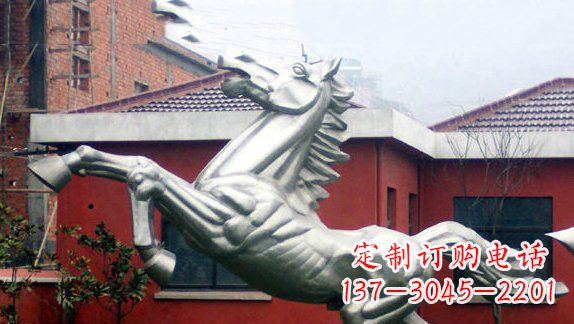 信阳不锈钢奔马雕塑展现力量与美感