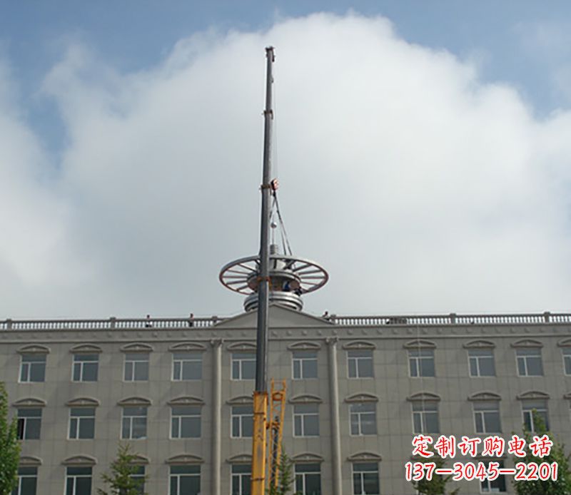 信阳不锈钢避雷针雕塑——安全保护灵感之源