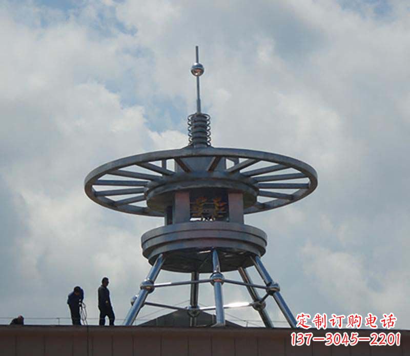信阳不锈钢避雷针景观雕塑——安全防护与美丽结合
