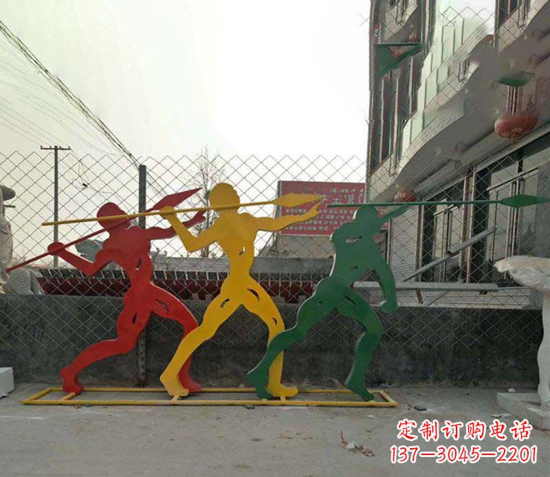信阳不锈钢标枪雕塑一种新兴的艺术形式