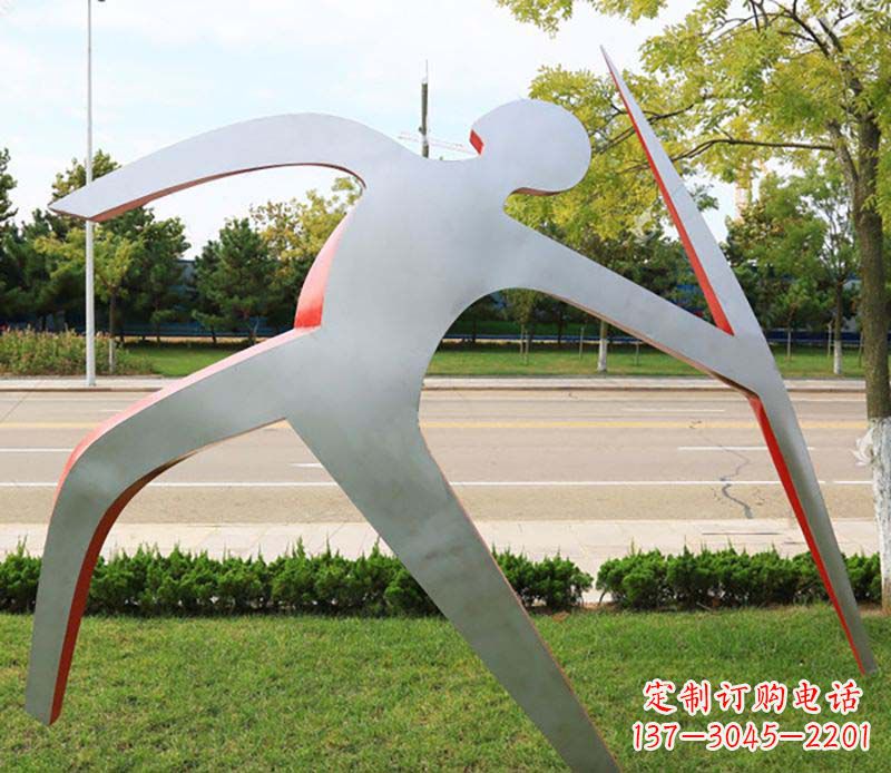 信阳不锈钢标枪雕塑精美的艺术品