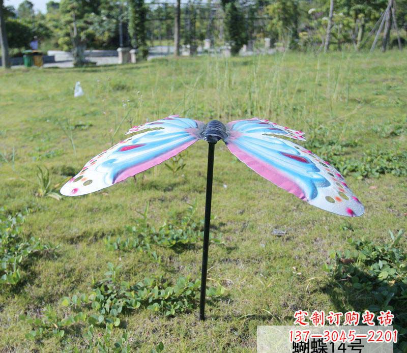 信阳不锈钢彩色蝴蝶雕塑艺术之美