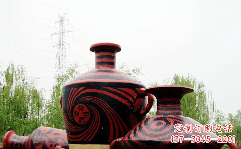 信阳不锈钢彩色花盆雕塑让空间更加精致