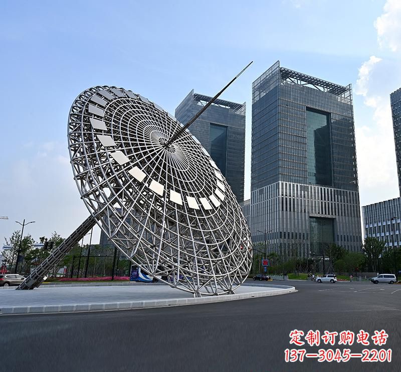 信阳不锈钢城市璀璨的摩天轮雕塑