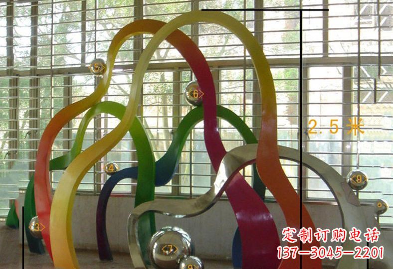 信阳不锈钢假山雕塑精致耐用的艺术品