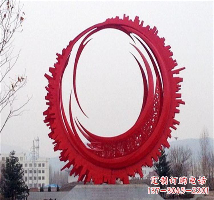 信阳不锈钢齿轮雕塑令人惊叹的精细艺术