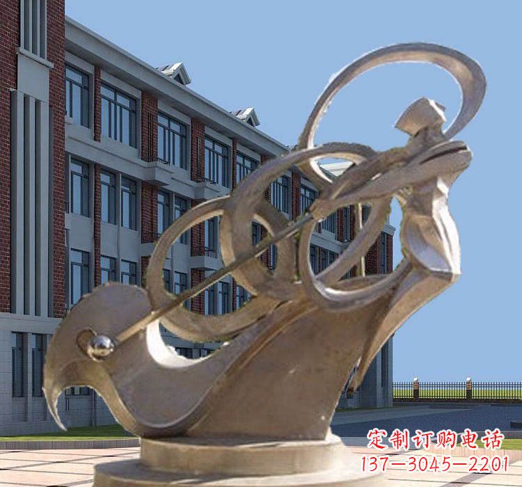 信阳不锈钢制作的高尔夫球雕塑