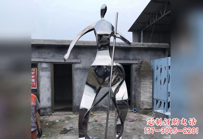 信阳精致的不锈钢大提琴雕塑