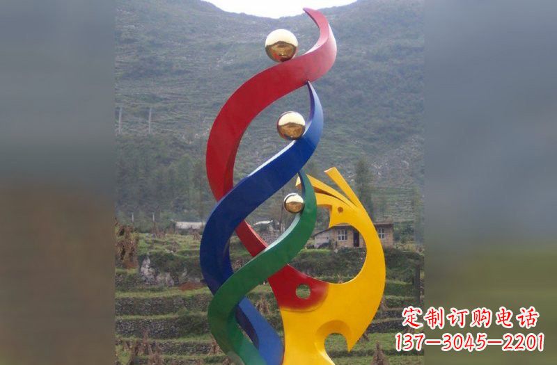 信阳不锈钢凤凰雕塑象征着精致的美