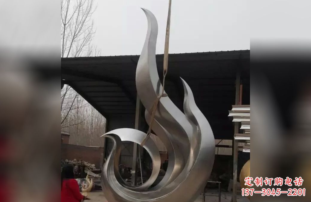 信阳精美不锈钢凤凰雕塑