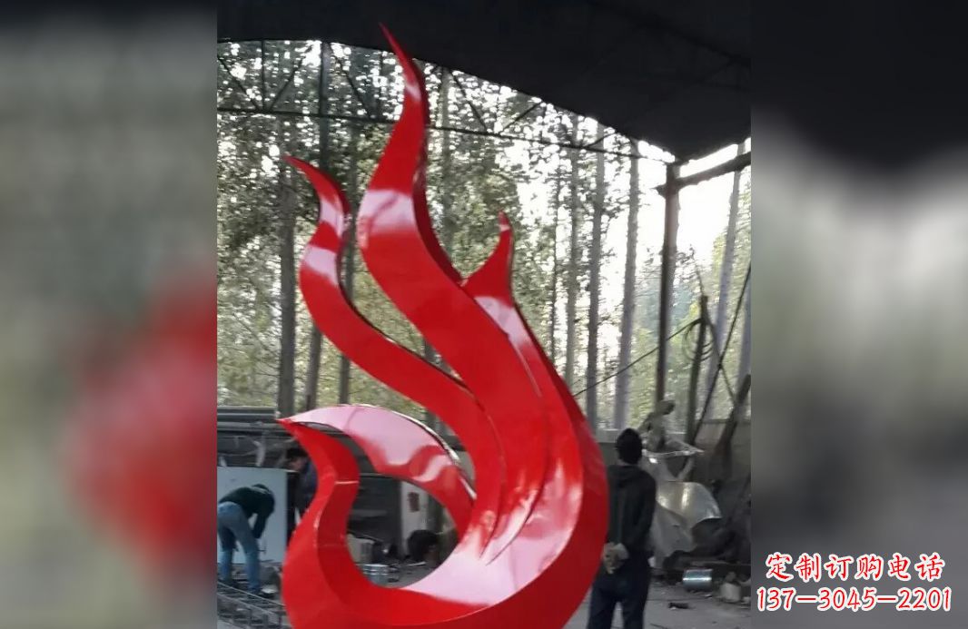 信阳不锈钢凤凰雕塑美轮美奂