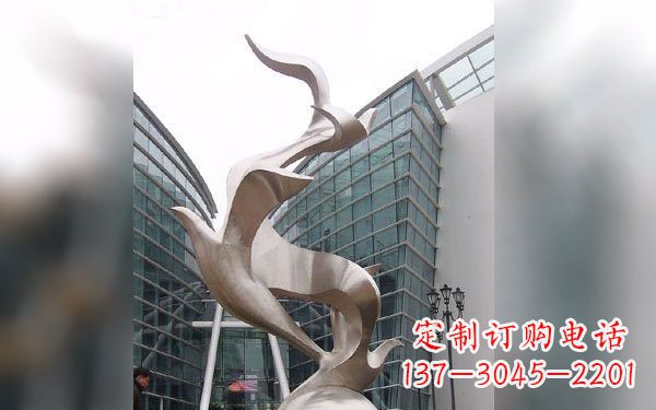 信阳不锈钢鸽子雕塑