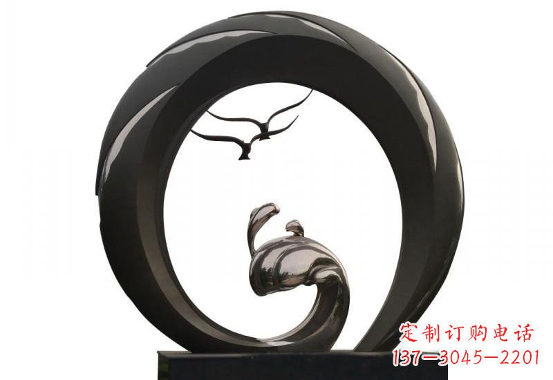 信阳不锈钢海鸥雕塑海洋之韵