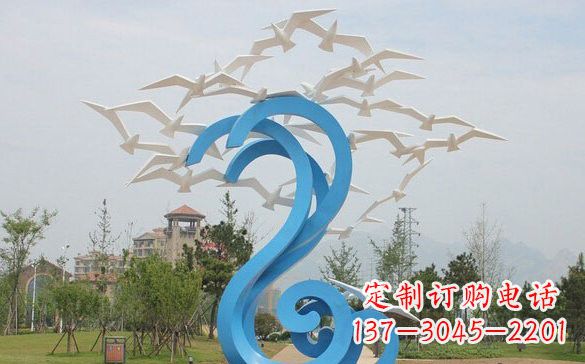 信阳不锈钢海鸥雕塑