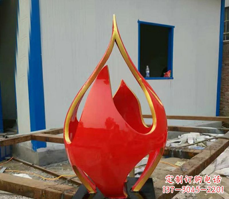 信阳不锈钢龙雕塑点缀火龙果广场