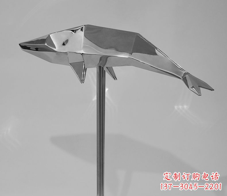 信阳不锈钢海豚雕塑
