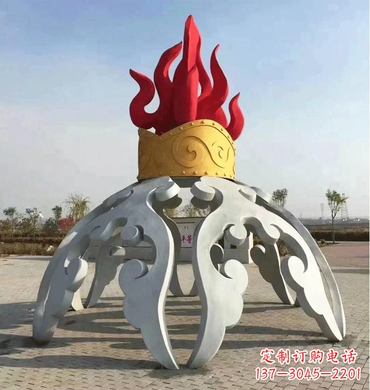 信阳不锈钢拱门雕塑精致而又充满艺术气息