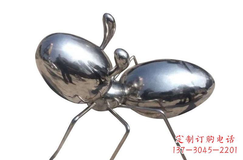 信阳不锈钢抽象蚂蚁雕塑