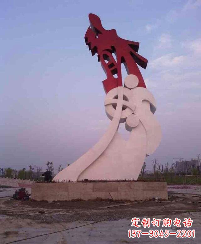 信阳不锈钢龙雕塑点亮龙城市景观