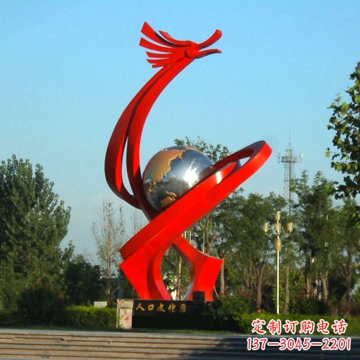信阳不锈钢创意龙形景观雕塑——点缀城市园林公园广场