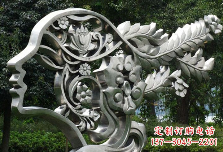 信阳不锈钢美女雕塑一种流行的艺术形式