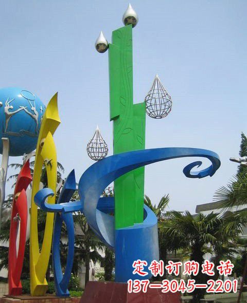 信阳不锈钢水滴雕塑非凡的艺术美学