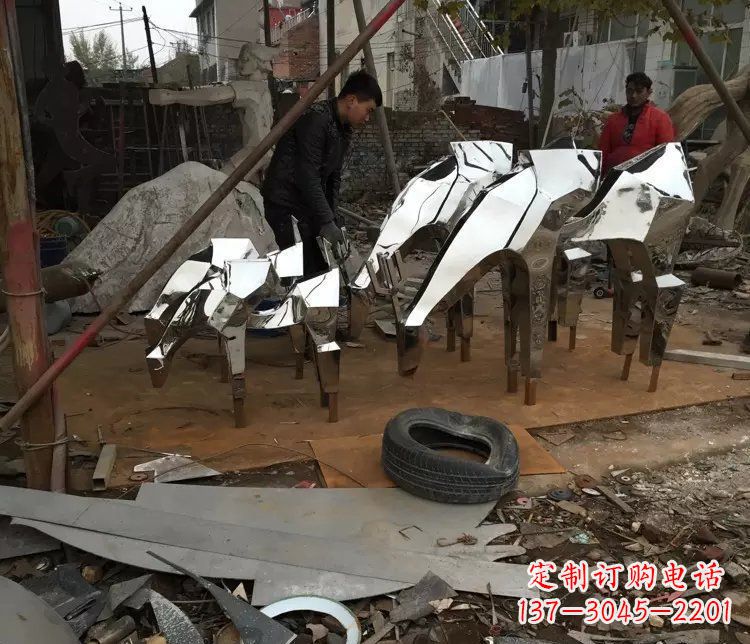 信阳不锈钢动物雕塑精美外形,经久耐用