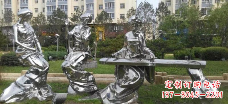 信阳精致的不锈钢美女雕塑