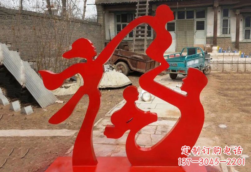 信阳不锈钢福字雕塑给家庭带来更多福气