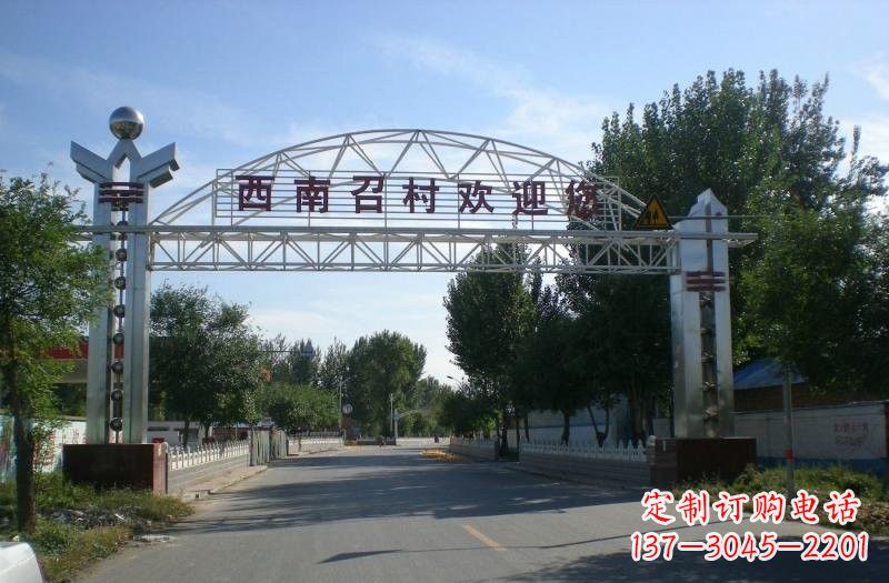 信阳不锈钢牌坊雕塑传承传统文化