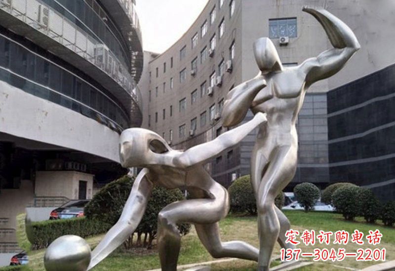 信阳不锈钢保龄球雕塑——精美绝伦