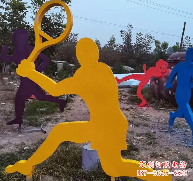 信阳不锈钢羽毛球雕塑精致、经典、美观