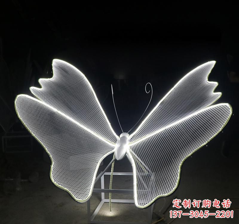 信阳不锈钢灯饰蝴蝶雕塑