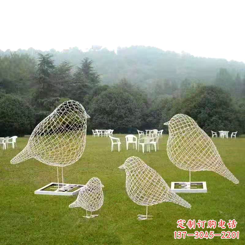 信阳精美鸽子雕塑,点缀绿地园林