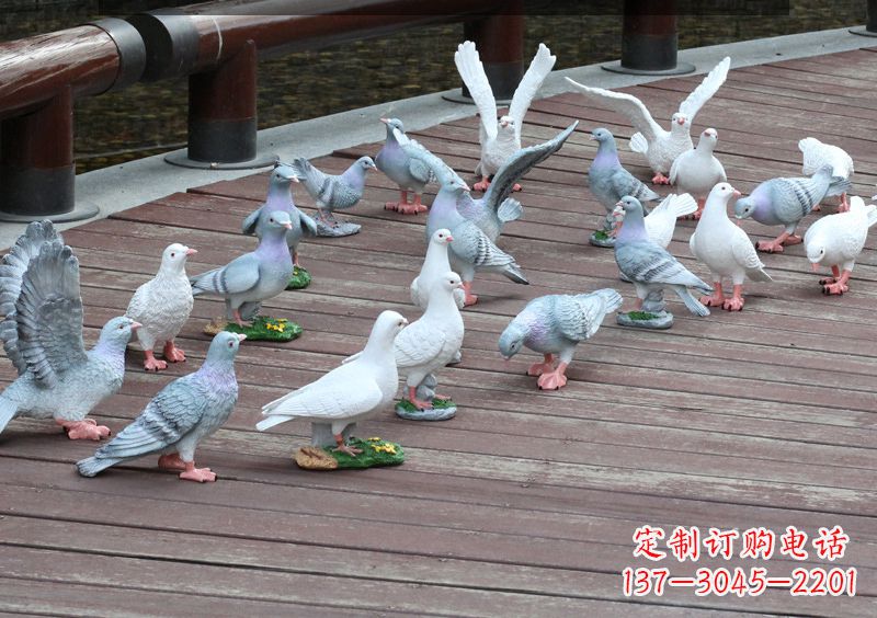 信阳精致的不锈钢鸽子雕塑