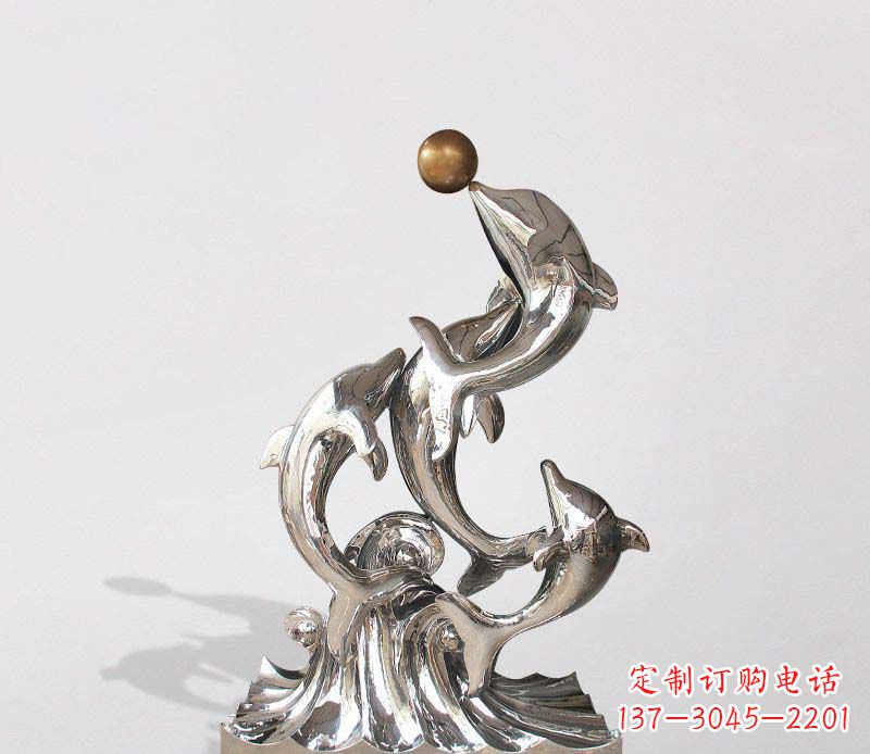 信阳不锈钢海豚雕塑精美的艺术杰作