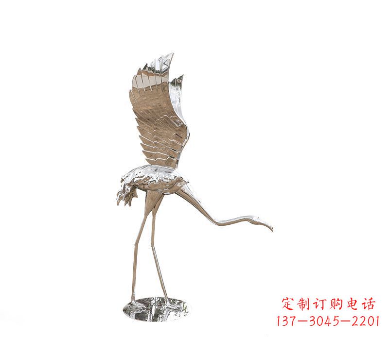信阳不锈钢火烈鸟雕塑灿烂耀眼的艺术之作