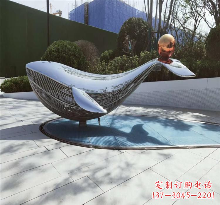 信阳不锈钢海豚雕塑艺术与科技的完美结合