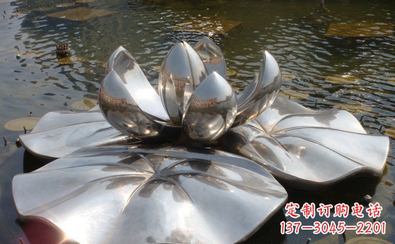 信阳不锈钢锻造莲花雕塑