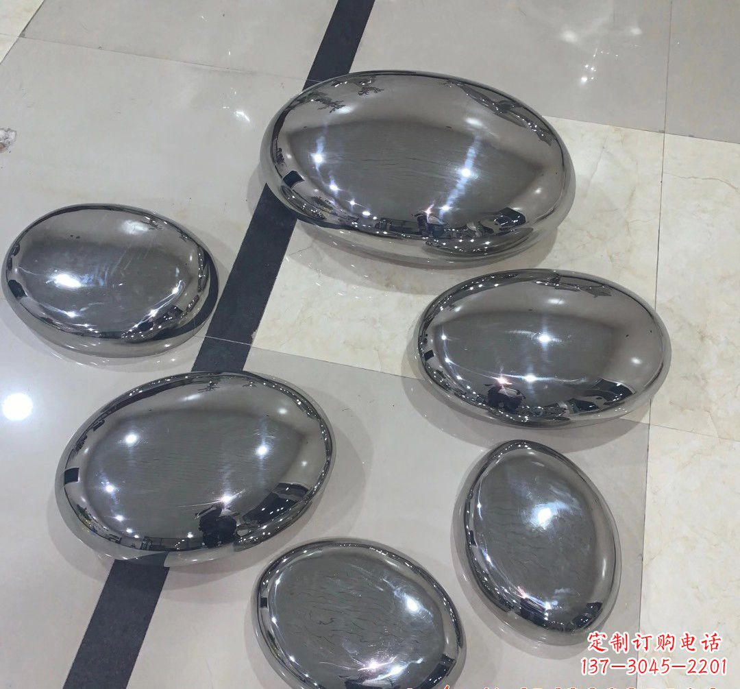 信阳不锈钢鹅卵石雕塑精美的艺术瑰宝