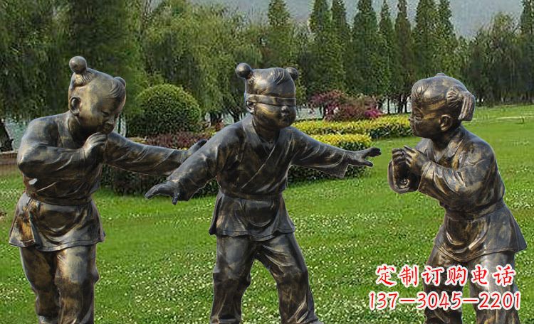 信阳儿童的心灵世界——不锈钢儿童雕塑