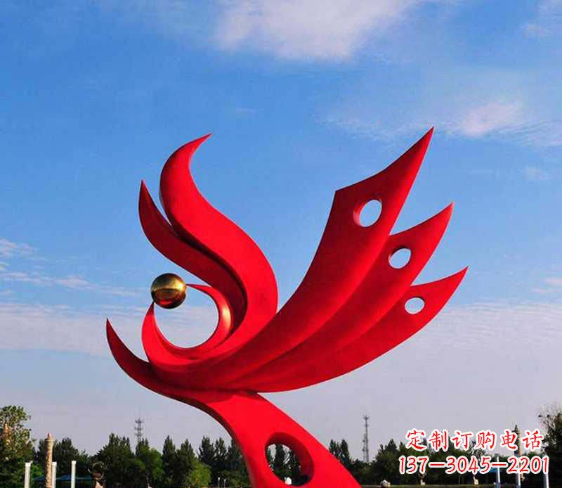 信阳不锈钢凤凰灵动传神