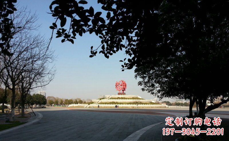 信阳不锈钢凤凰雕塑——展现传统文化之美