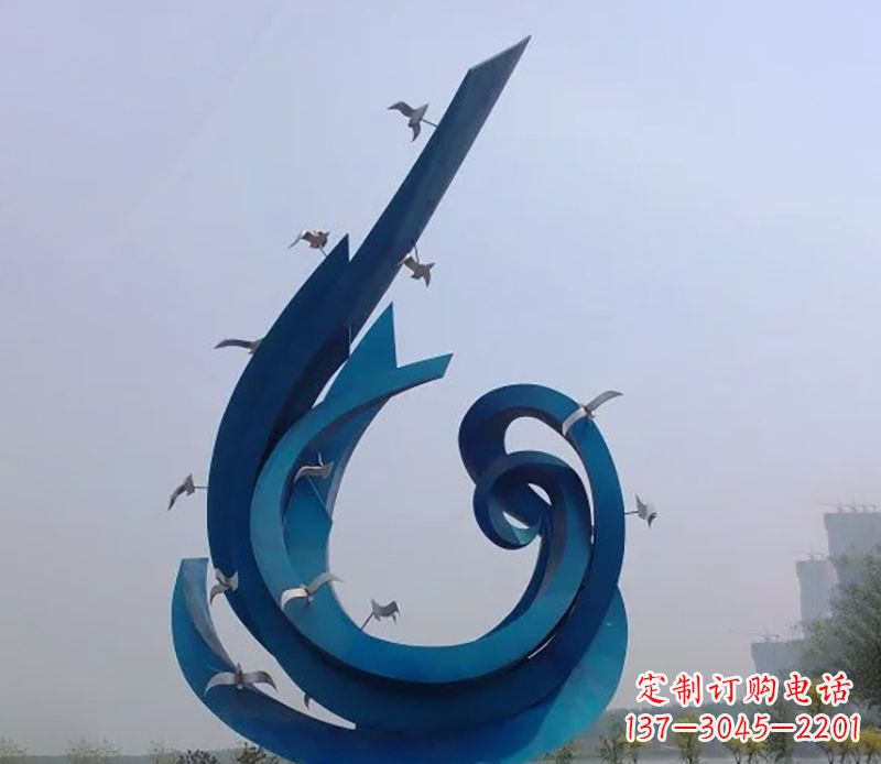 信阳不锈钢鸽子雕塑雕刻着永恒与美丽