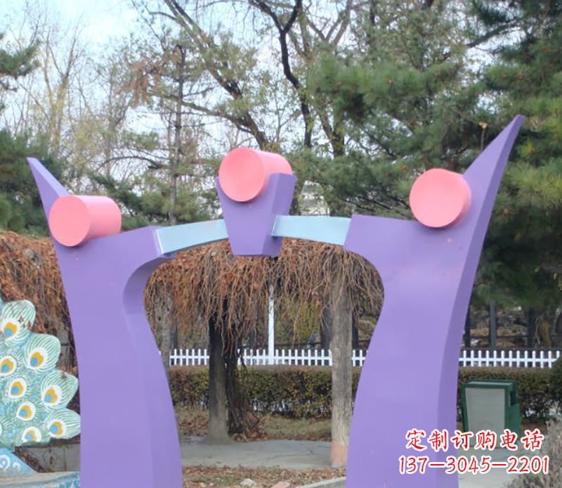 信阳不锈钢拱门雕塑精美艺术品