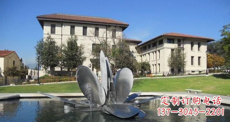 信阳不锈钢喷泉雕塑——美的象征