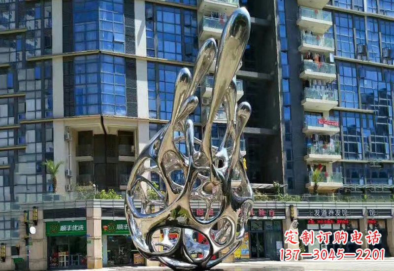 信阳不锈钢龙雕塑——象征着力量与灵气